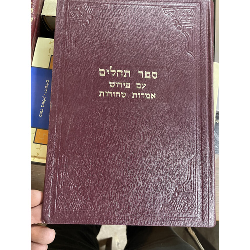 ספר תהלים עם פירוש אמרות טהורות