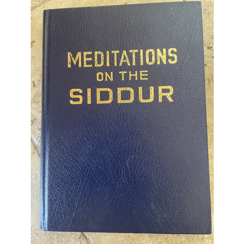 Meditations on the Siddur - Jacobson