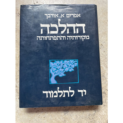 ההלכה מקורותיה והתפתחותה