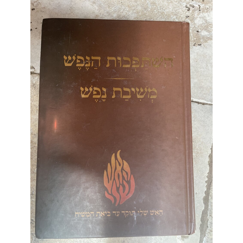 השתפכות הנפש ומשיבת נפש