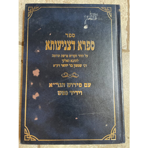 ספר דצניעותא עם פירוש הגר"א וידיד נפש